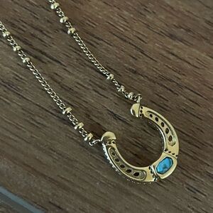 Kendra Scott Gold Horseshoe Necklace